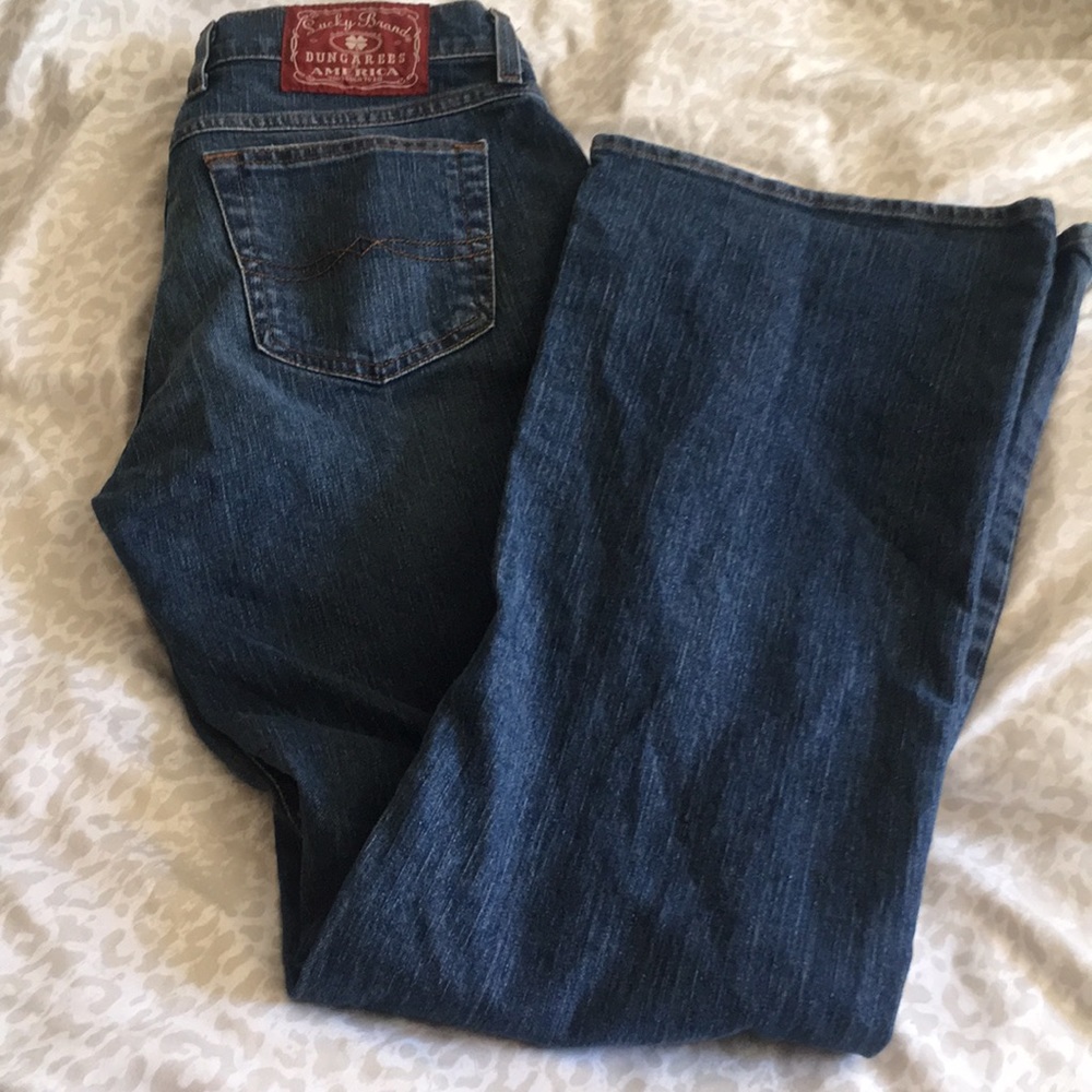 Lucky midrise flare 10/30 dungarees from 2004.